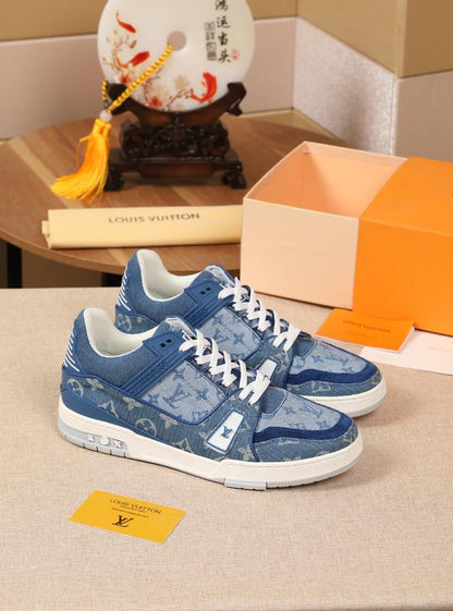 EI -LUV SurfaCE In CEnogram Blue Sneaker