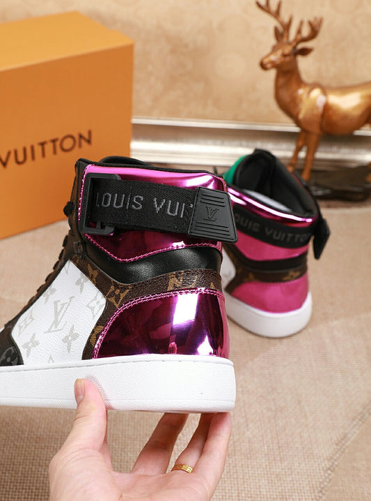 EI -LUV Rivoli High Pink Sneaker