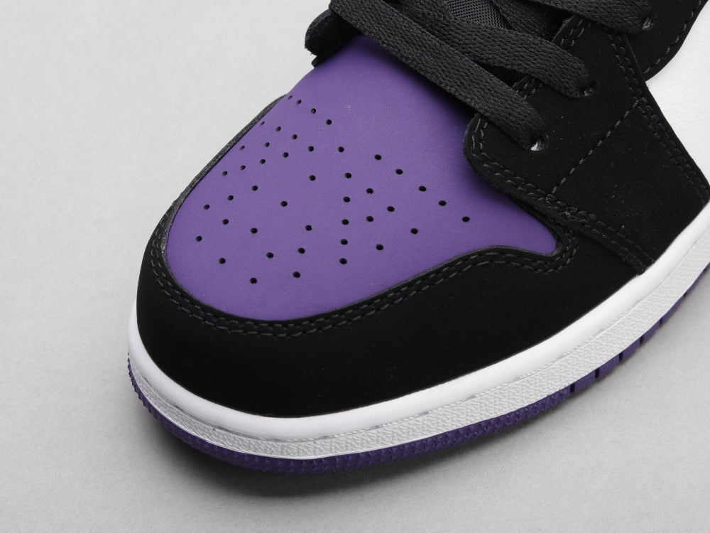 EI -AJ1 Black and purple toes