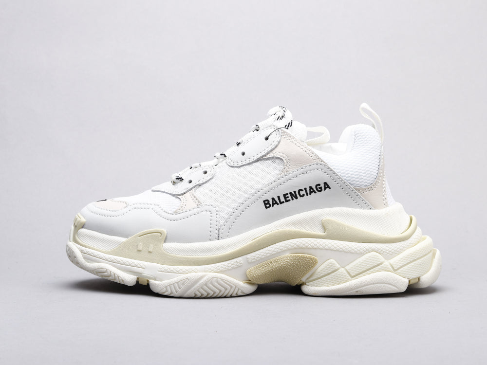 EI -Bla Triple S Pure White Sneaker