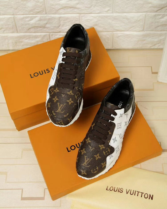 EI -LUV Run Away Brown White Sneaker