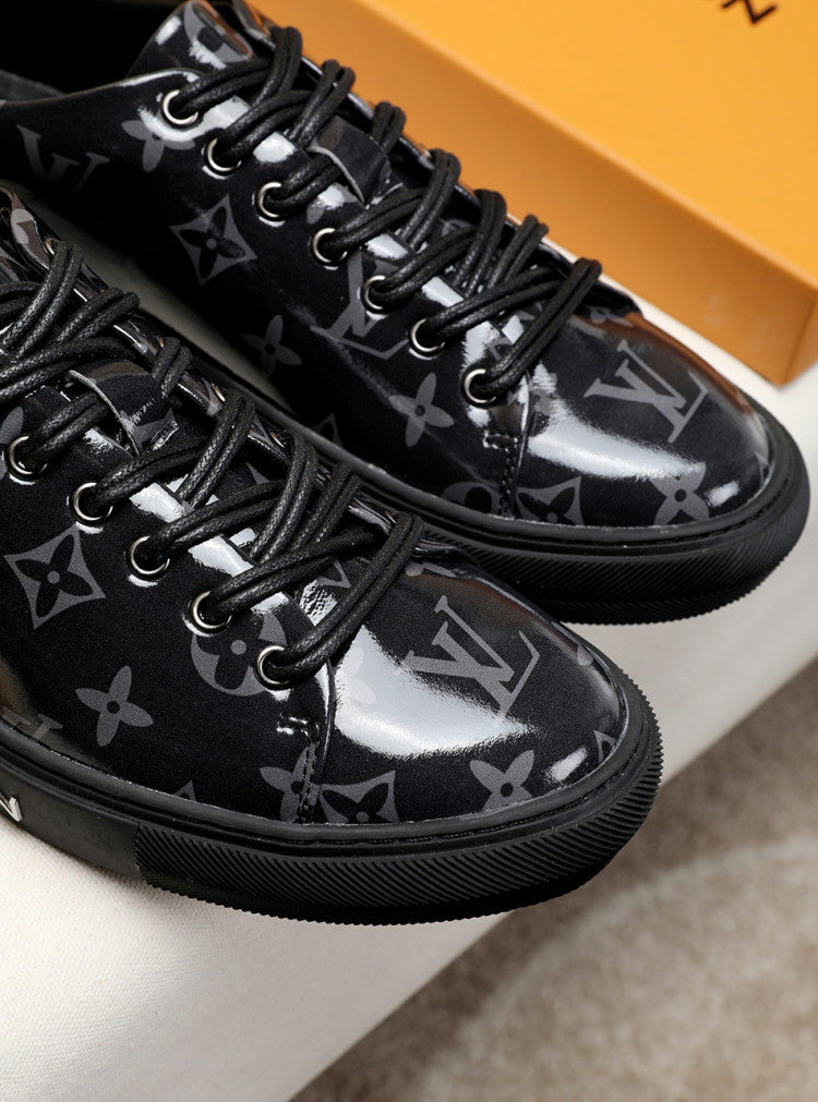 EI -LUV Low CEnogram Black Breathable Sneaker