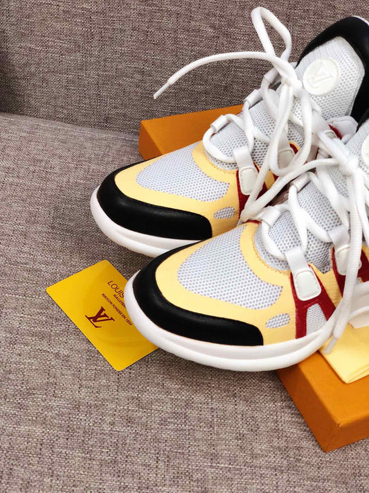 EI -LUV Archlight Red Yellow Sneaker