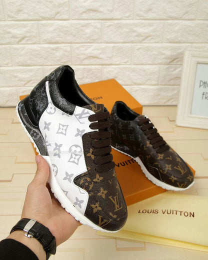 EI -LUV Run Away Brown White Sneaker