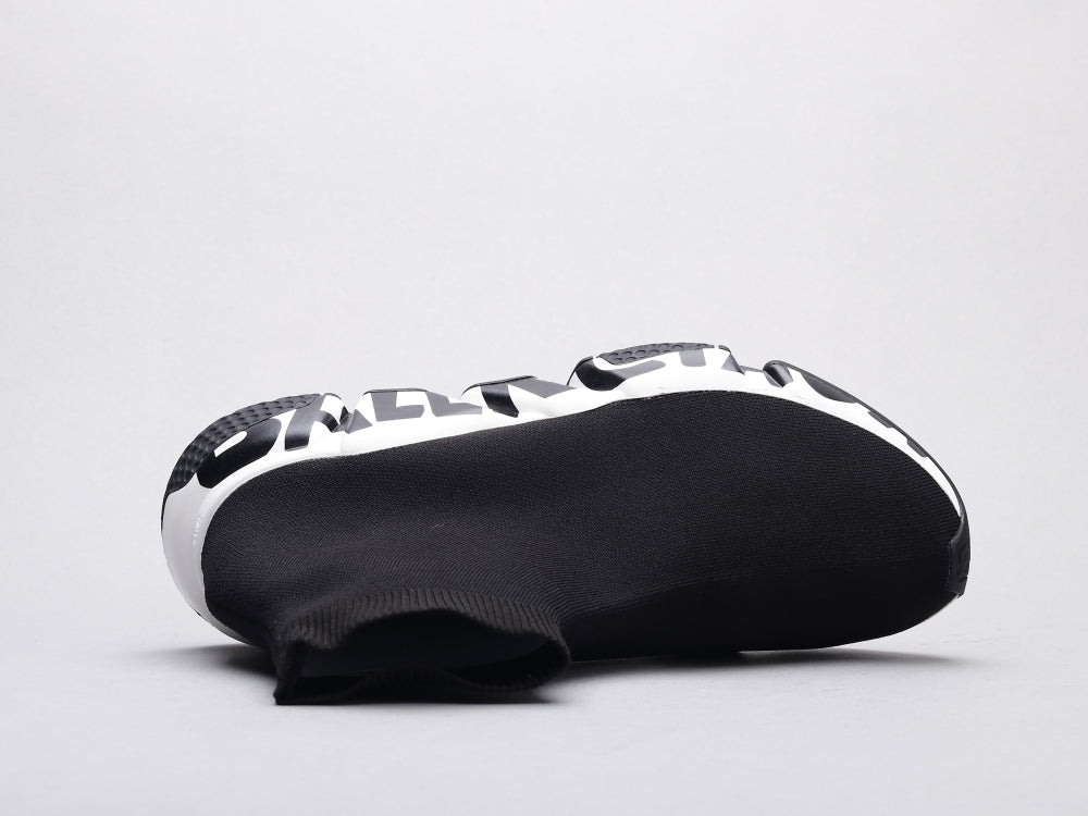 EI -Bla Socks Shoes Black and White Sneaker