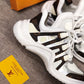 EI -LUV Archlight White Brown Sneaker