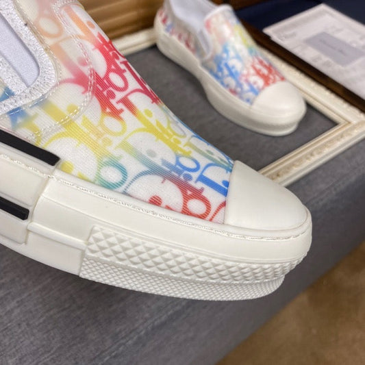 EI -DIR B23 Slip MultiColor And White LOW-TOP SNEAKER