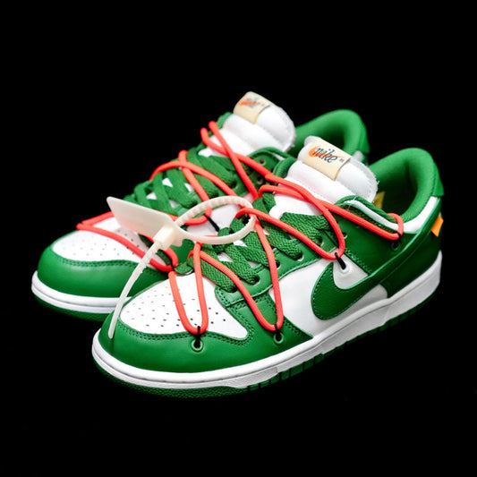 EI -OW x Dunk Low White Green