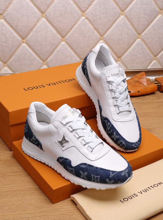 EI -LUV Beverly Hills Hours Blue White Sneaker