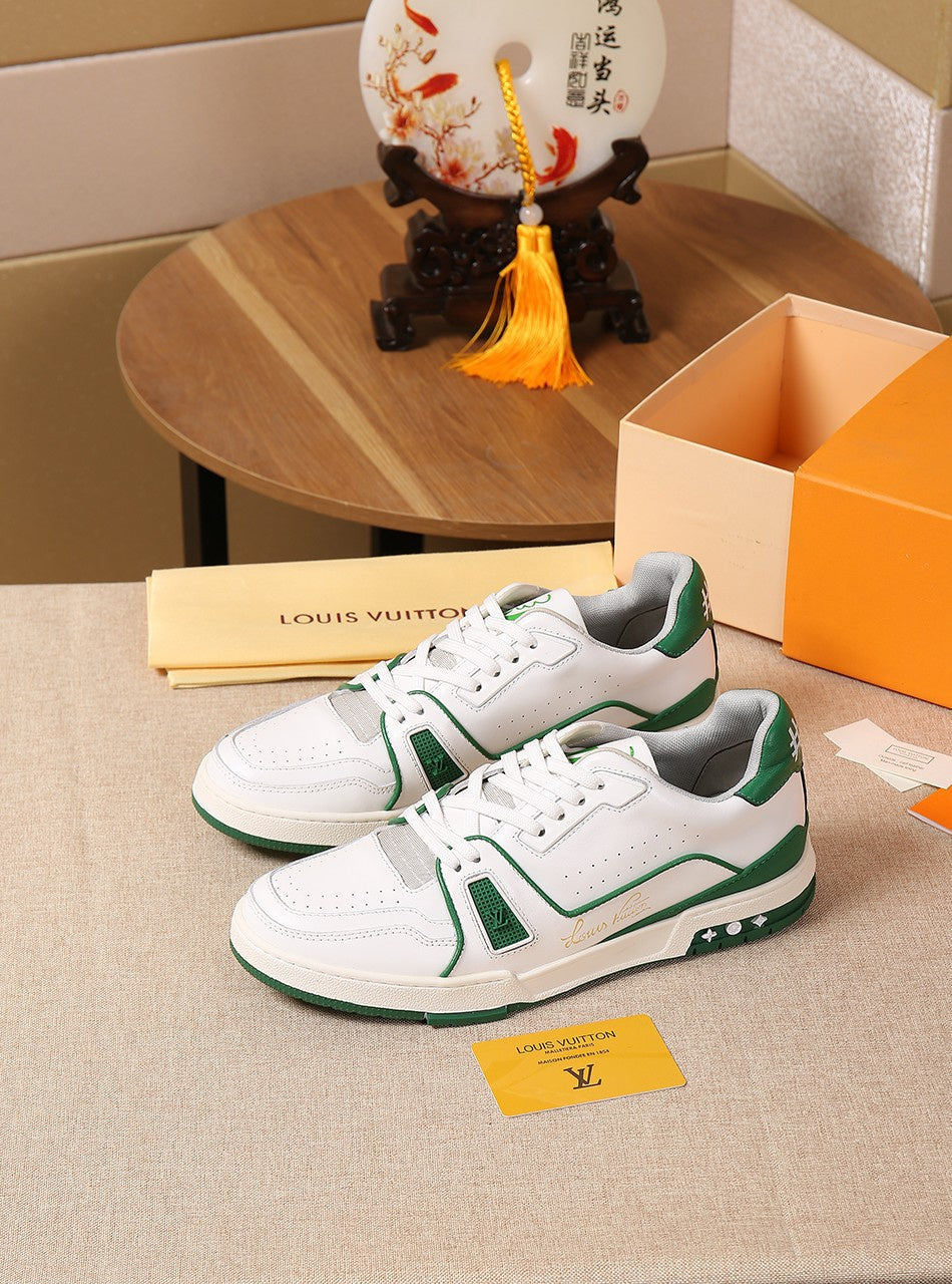 EI -LUV Traners Vert Green Sneaker