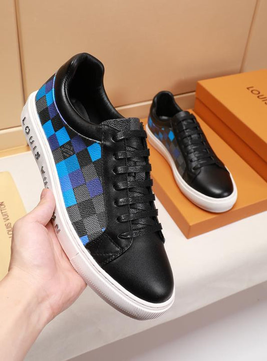 EI -LUV Black and Blue Sneaker