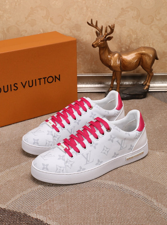 EI -LUV Time Out Pink And White Sneaker