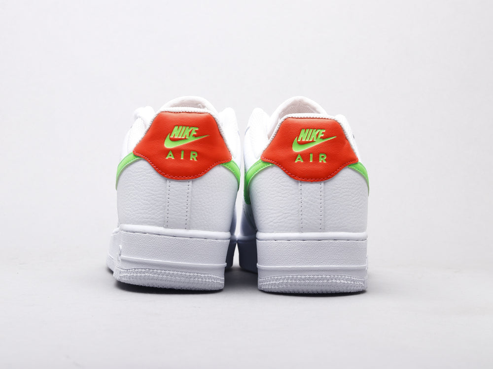 EI -AF1 White powder green low top