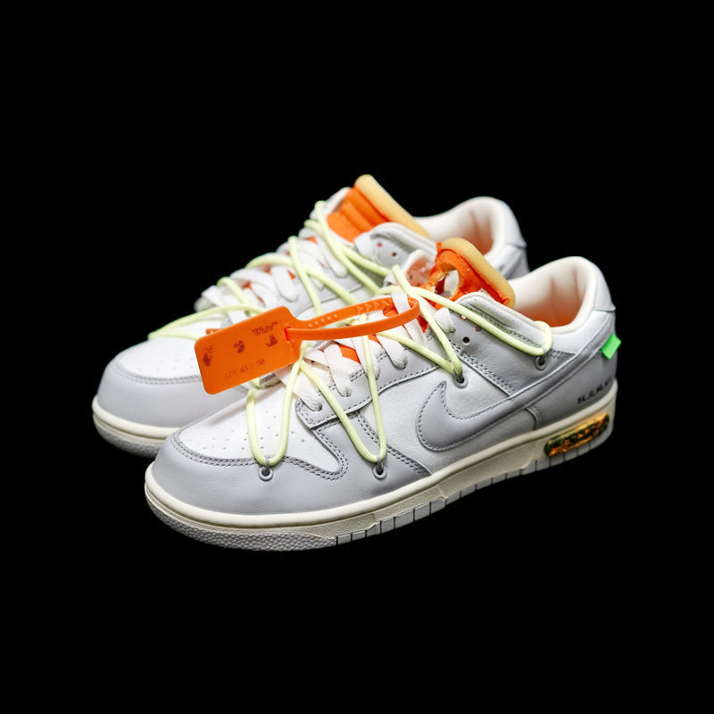 EI -OW x Dunk (NO.43) green shoelace orange buckle