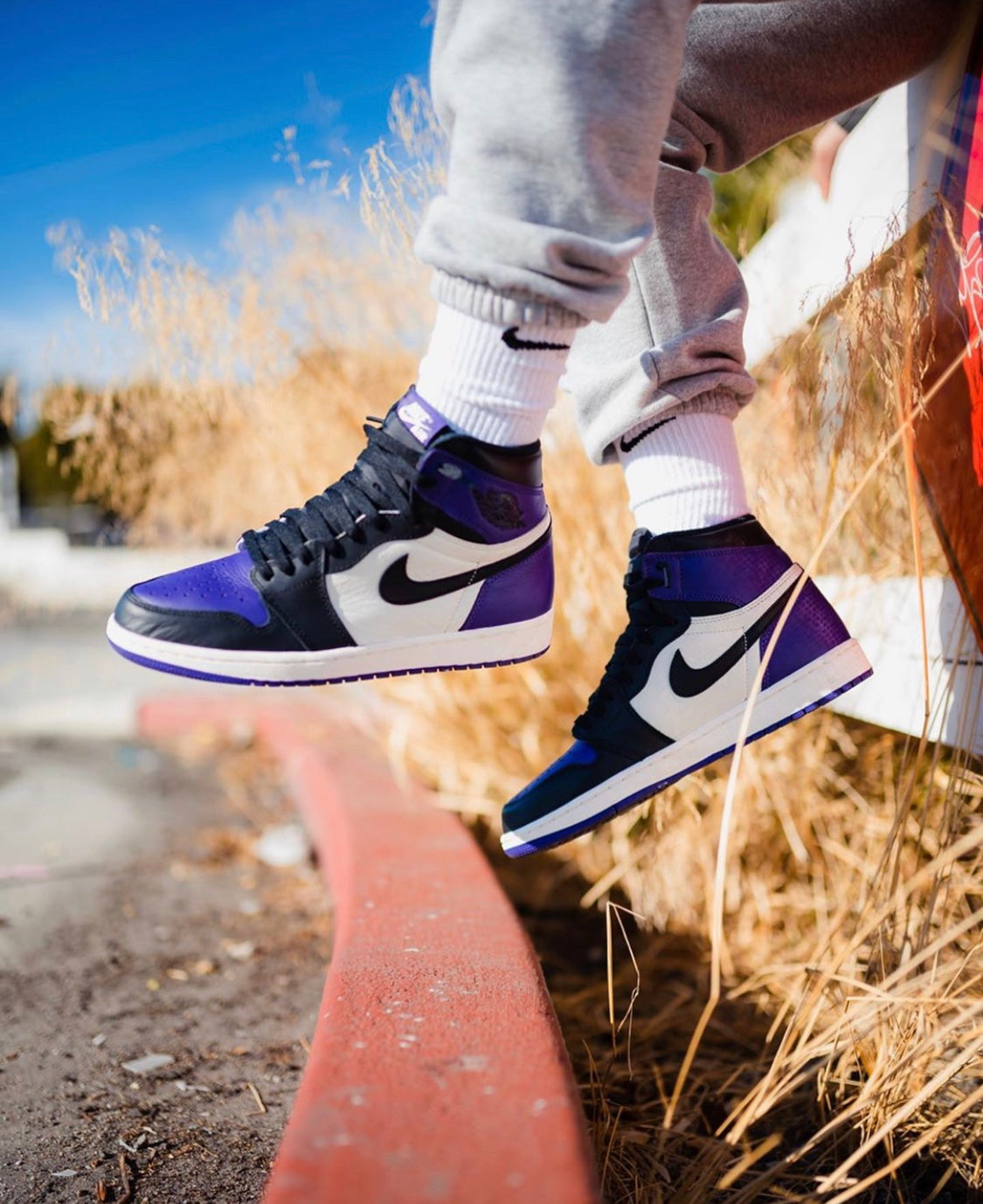 EI -AJ1 Purple Toe