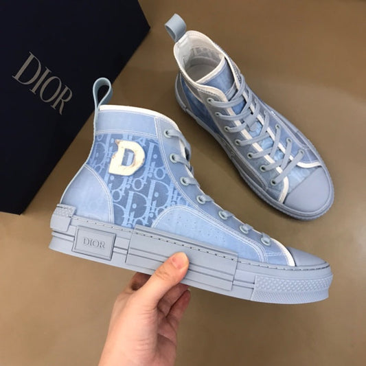 EI -DIR B23 BLUE HIGH-TOP SNEAKER