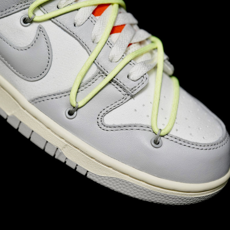 EI -OW x Dunk (NO.43) green shoelace orange buckle