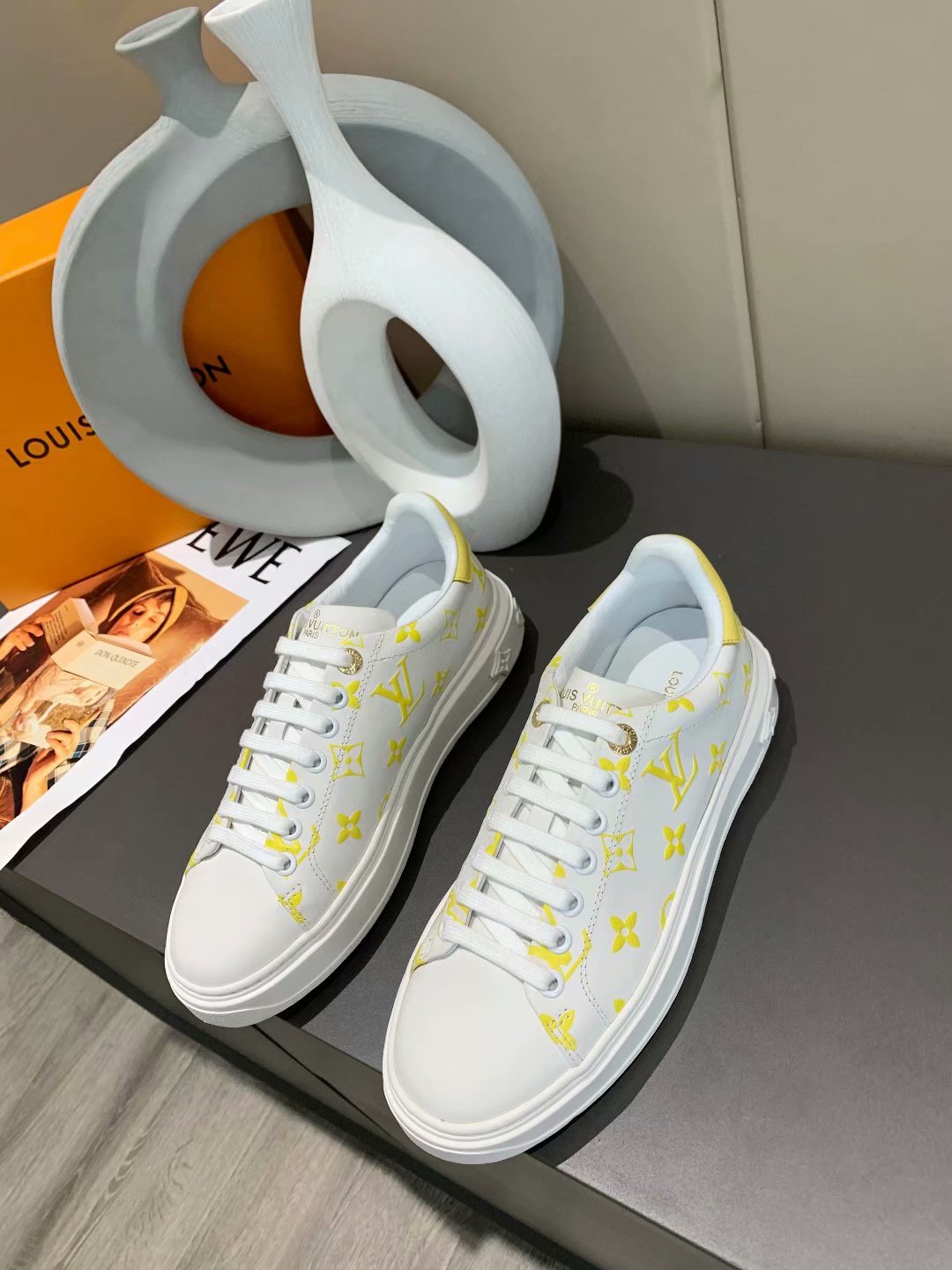 EI -LUV Time Out Yellow Sneaker