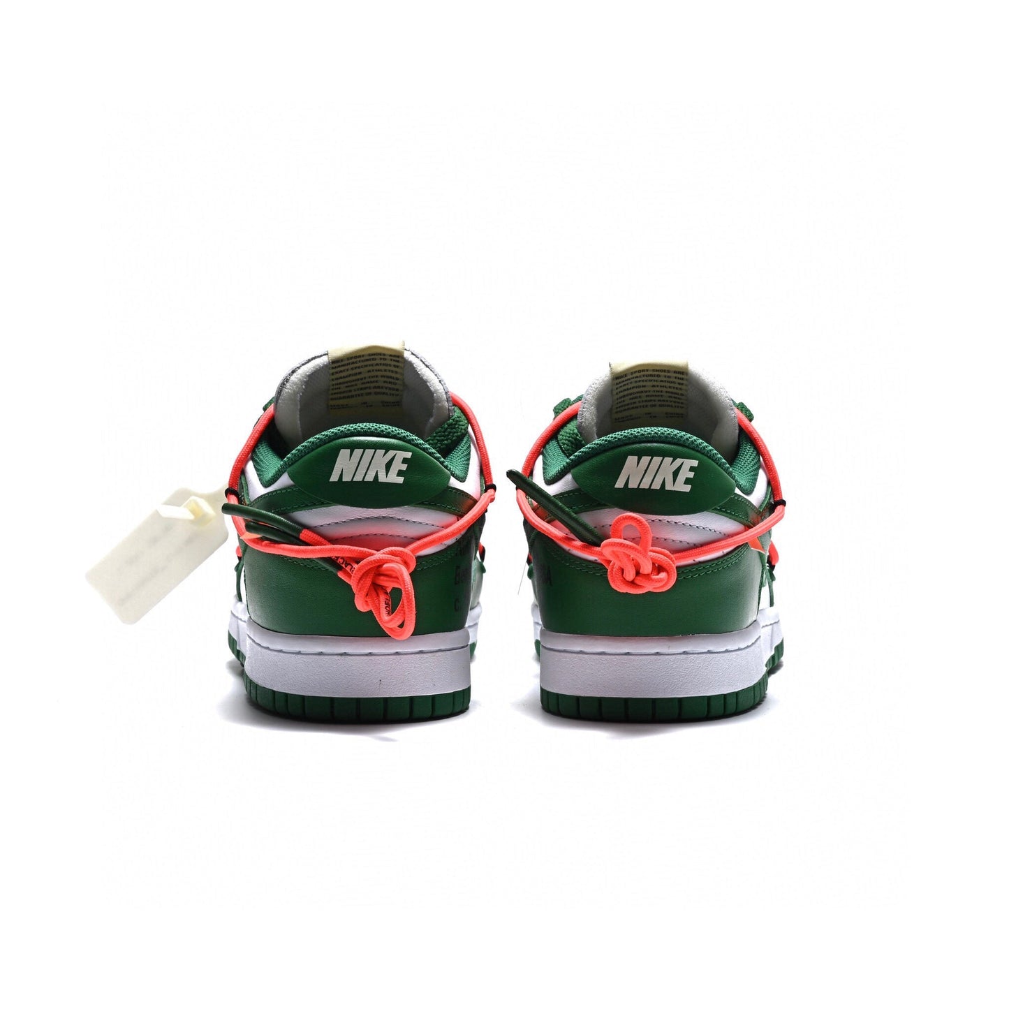 EI -OW x Dunk white and green