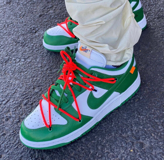 EI -OW x Dunk white and green