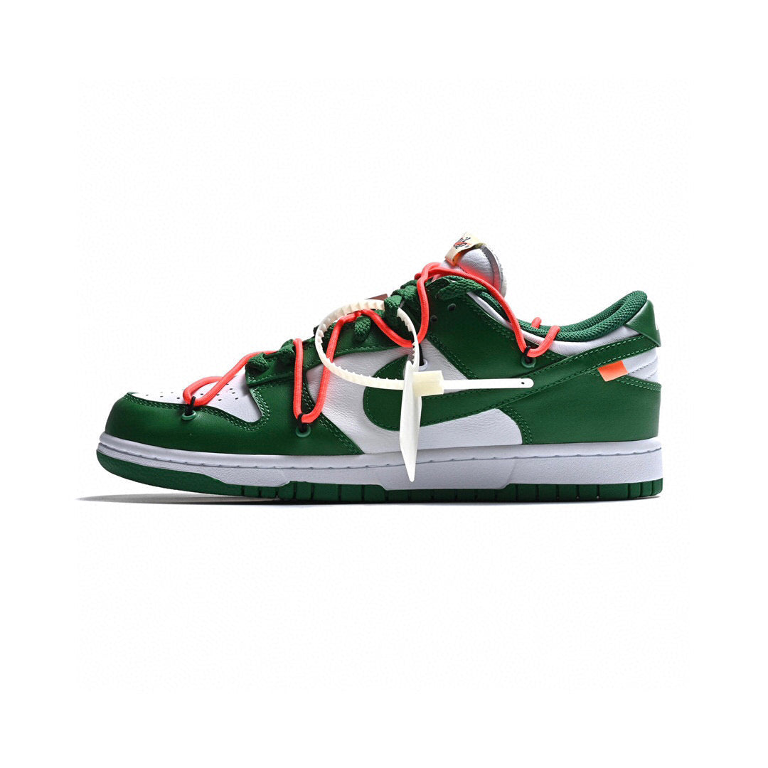 EI -OW x Dunk white and green