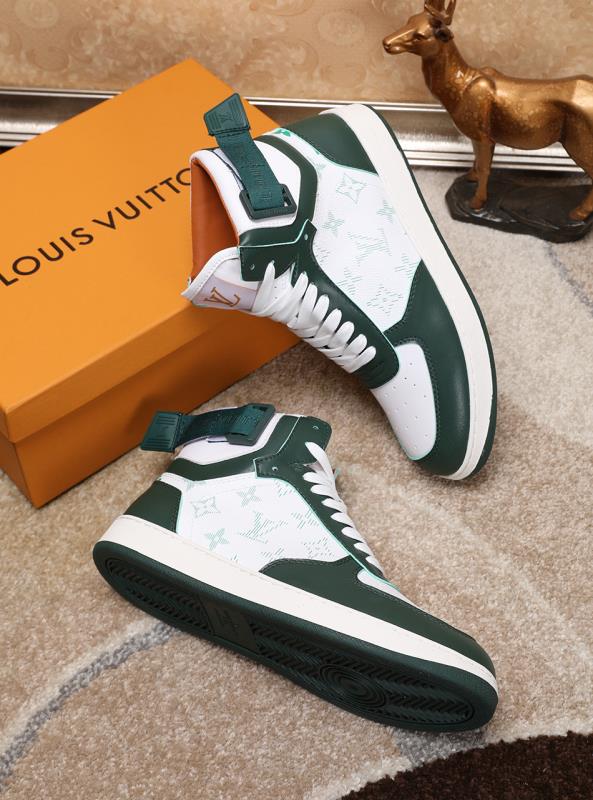 EI -LUV Rivoli High Green Sneaker