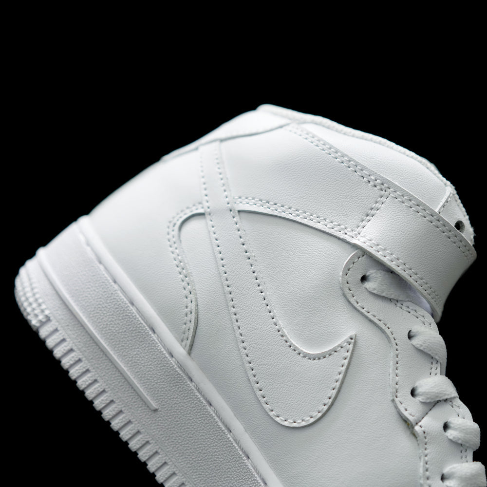 EI -AF1 pure white mid-top