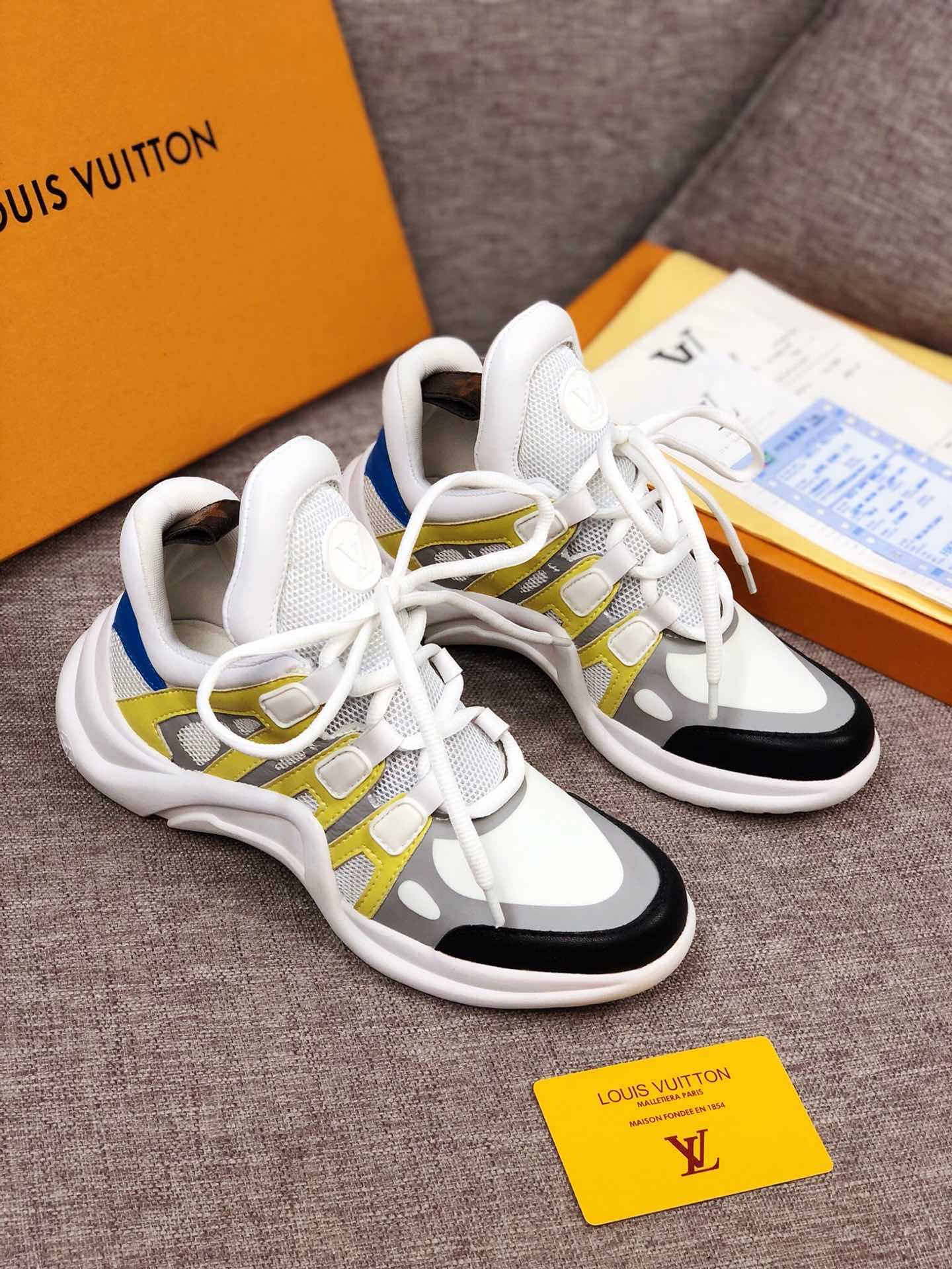 EI -LUV Archlight Brown Black Yellow Sneaker