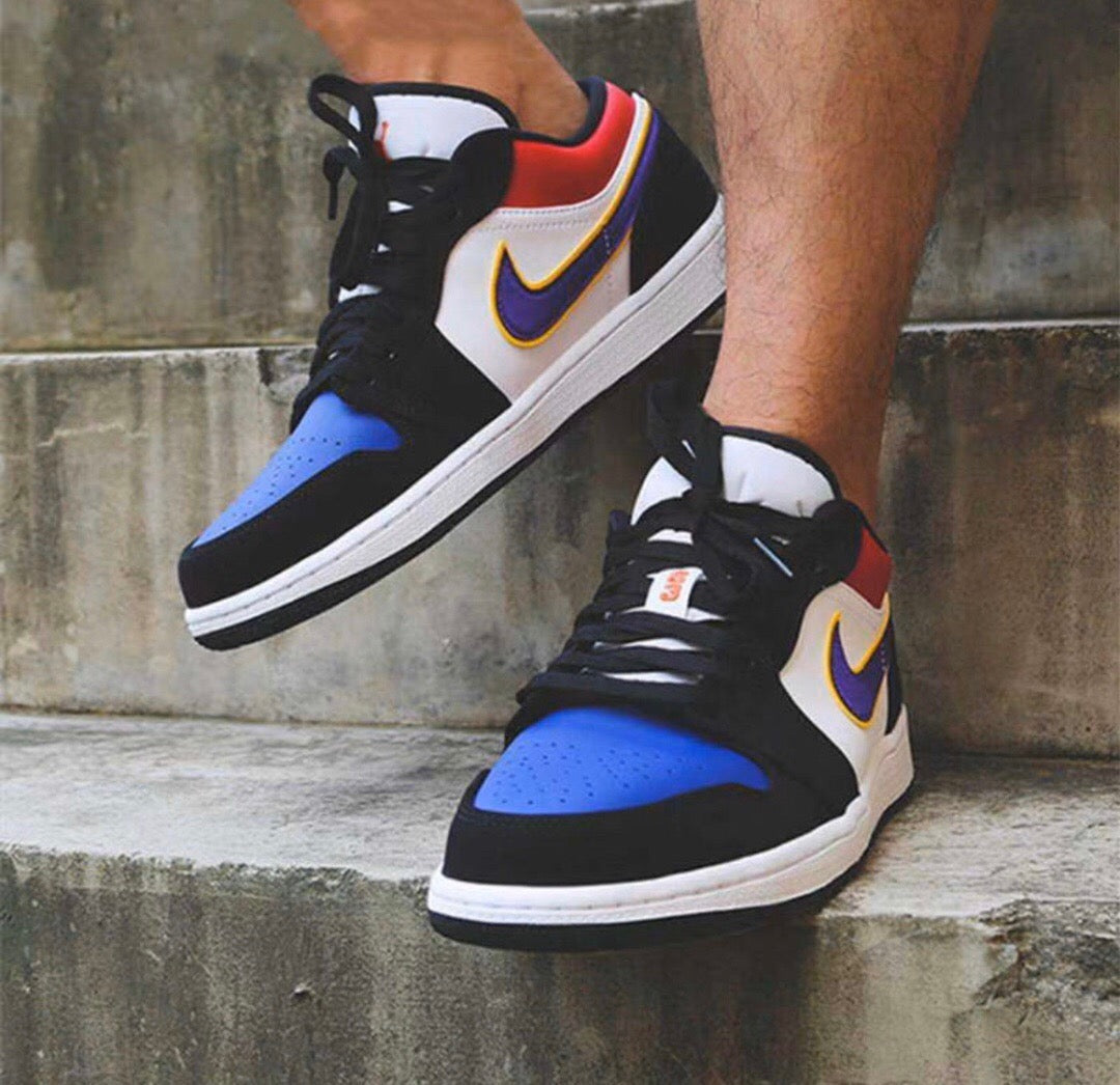 EI -AJ1 Mandarin Duck Lakers Purple