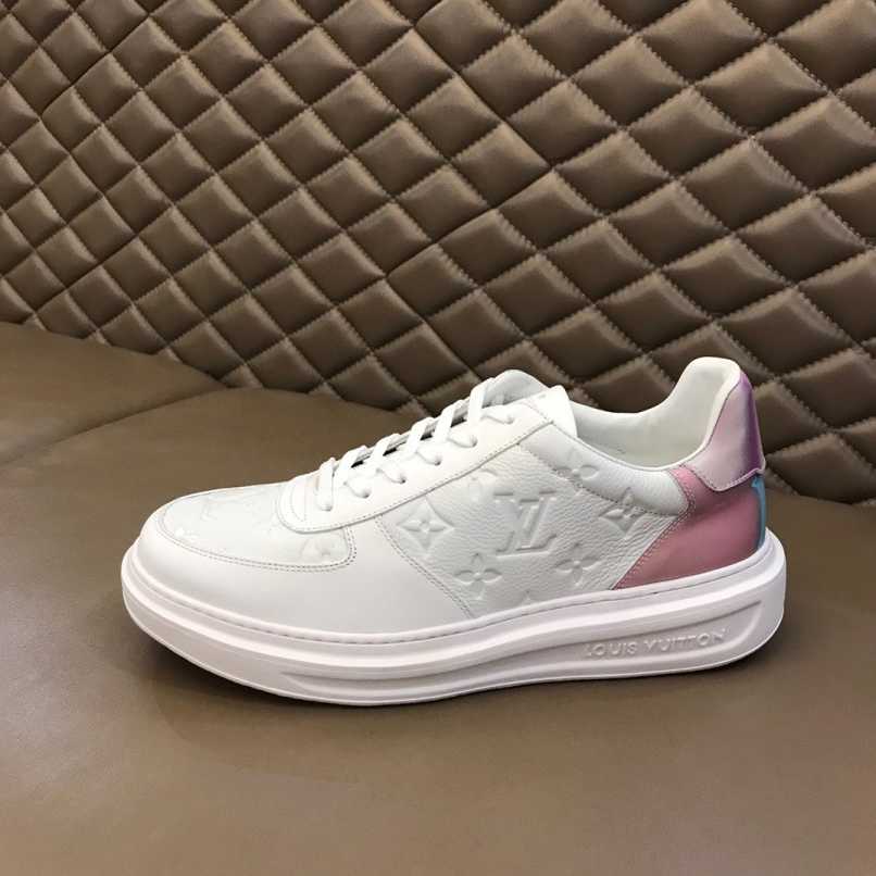 EI -LUV Beverly Hills White Pink Sneaker