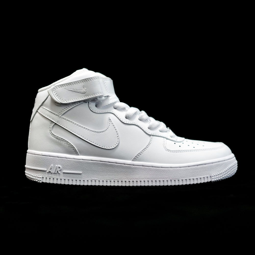 EI -AF1 pure white mid-top