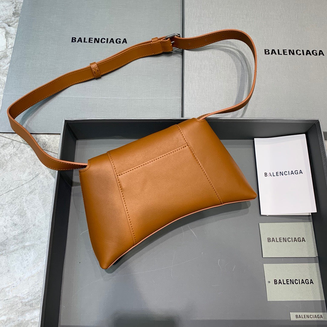 Balen Downtown XS Shoulder Bag In Brown, For Women,  Bags 10in/25cm