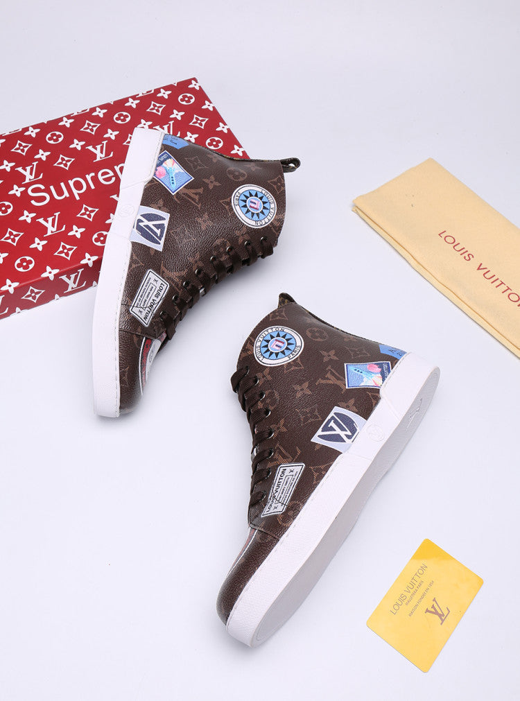 EI -LUV Stellar Trainer Boot Brown Sneaker