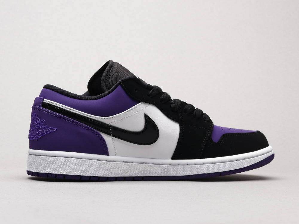 EI -AJ1 black and purple toes