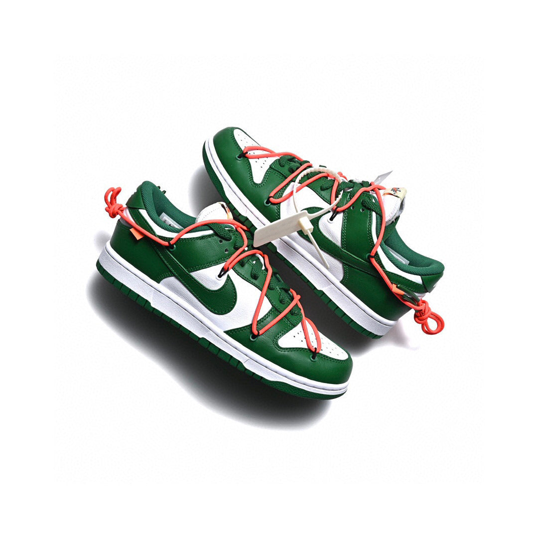 EI -OW x Dunk white and green