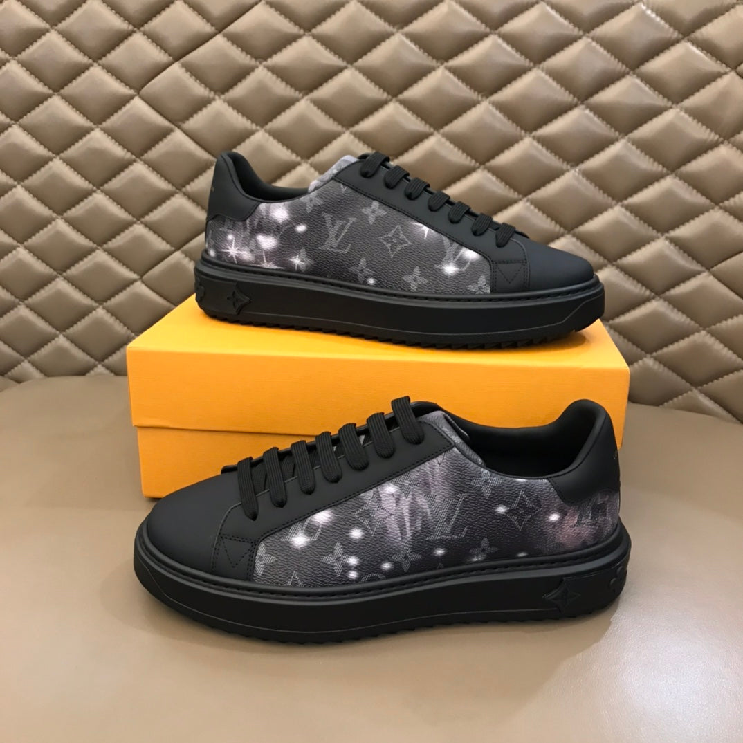 EI -LUV Time Out Black Yellow Sneaker