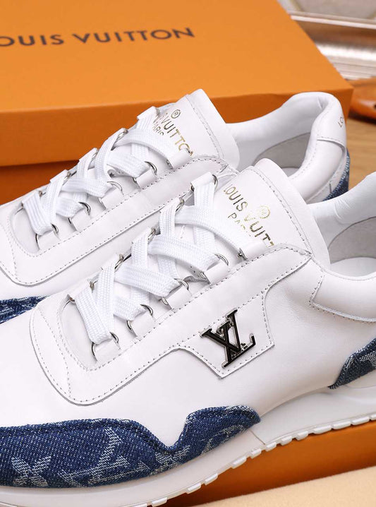 EI -LUV Beverly Hills Hours Blue White Sneaker