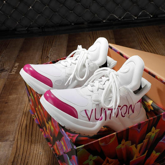 EI -LUV Archlight White Pink Sneaker