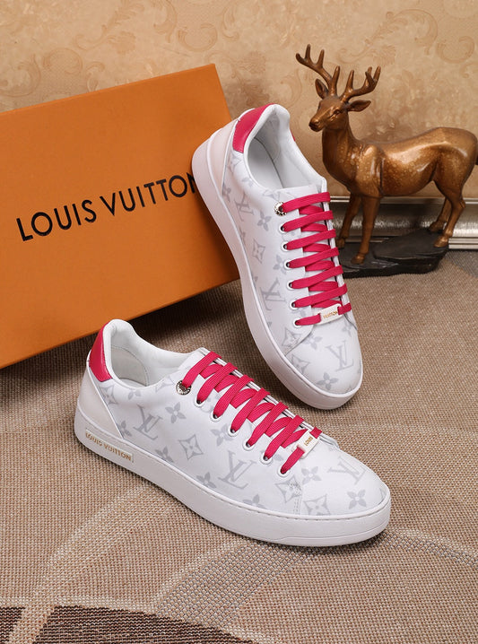 EI -LUV Time Out Pink And White Sneaker