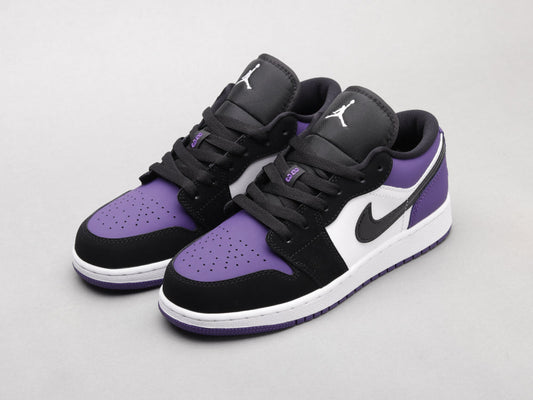 EI -AJ1 Black and purple toes