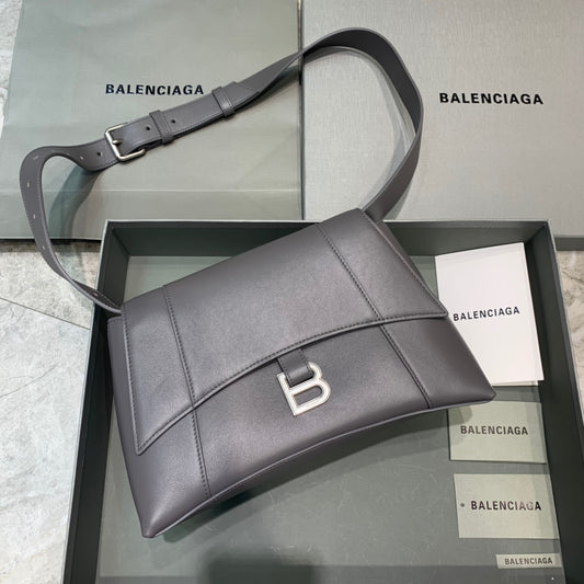 Balen Downtown Small Shoulder Bag In Gray, For Women,  Bags 11.8in/30cm 67135329S1Y1604