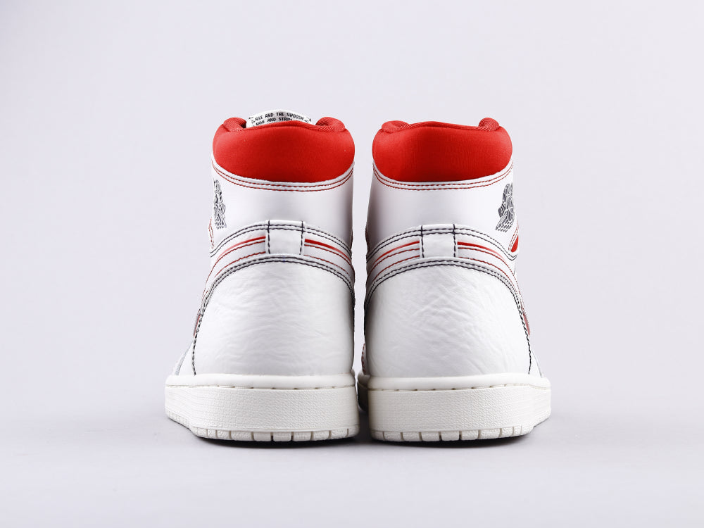 EI -AJ1 white and red manuscript