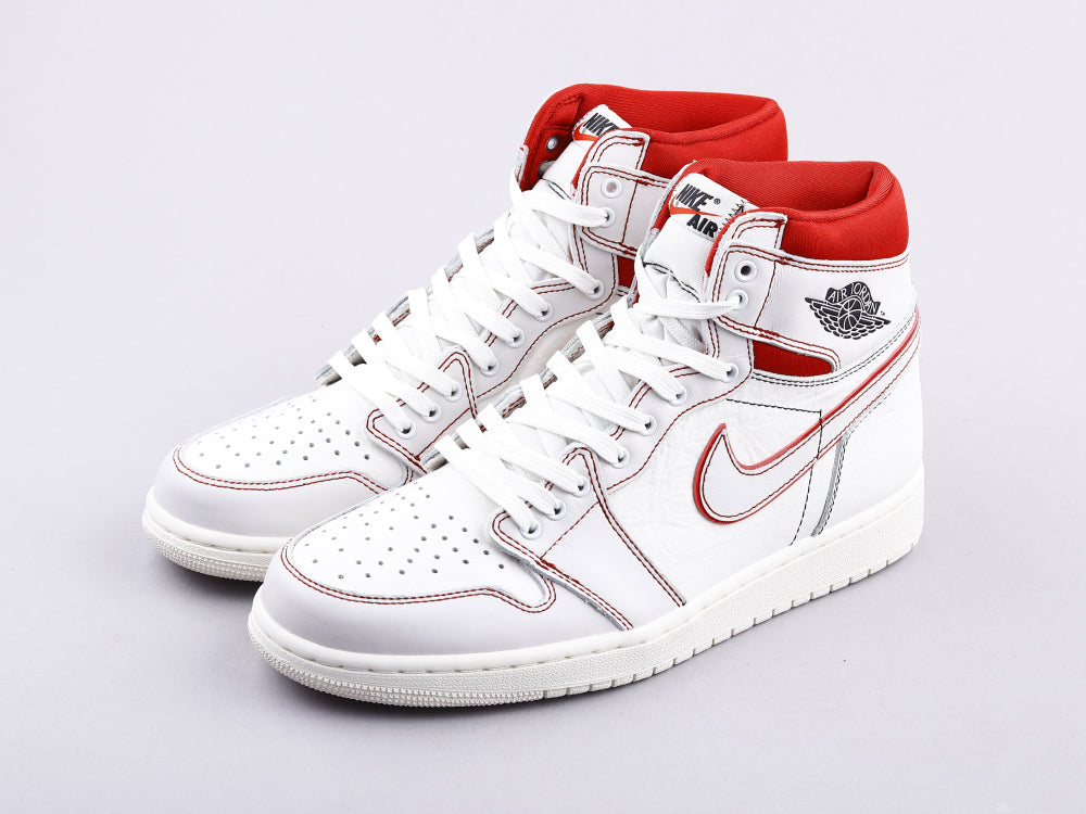 EI -AJ1 white and red manuscript