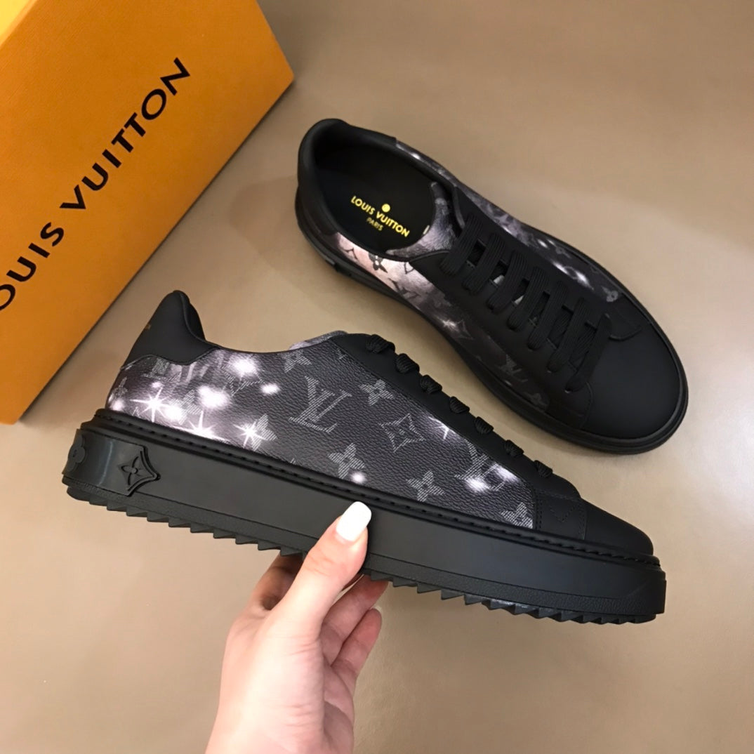 EI -LUV Time Out Black Yellow Sneaker