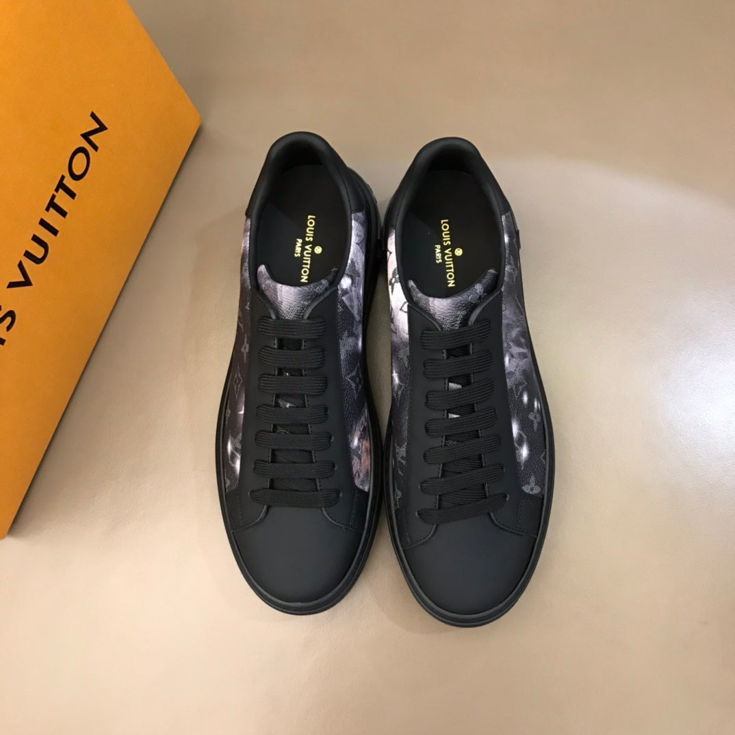 EI -LUV Time Out Black Yellow Sneaker