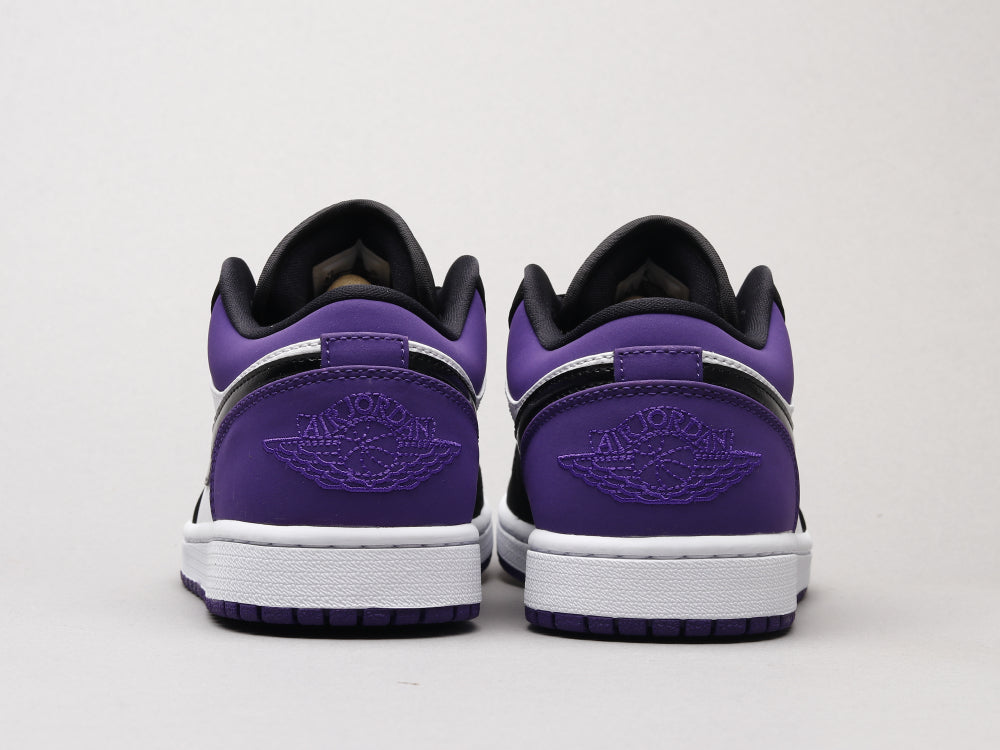 EI -AJ1 black and purple toes