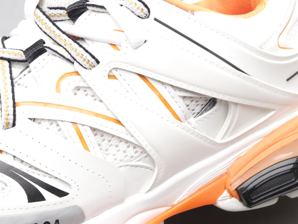 EI -Bla Track Orange White Sneaker