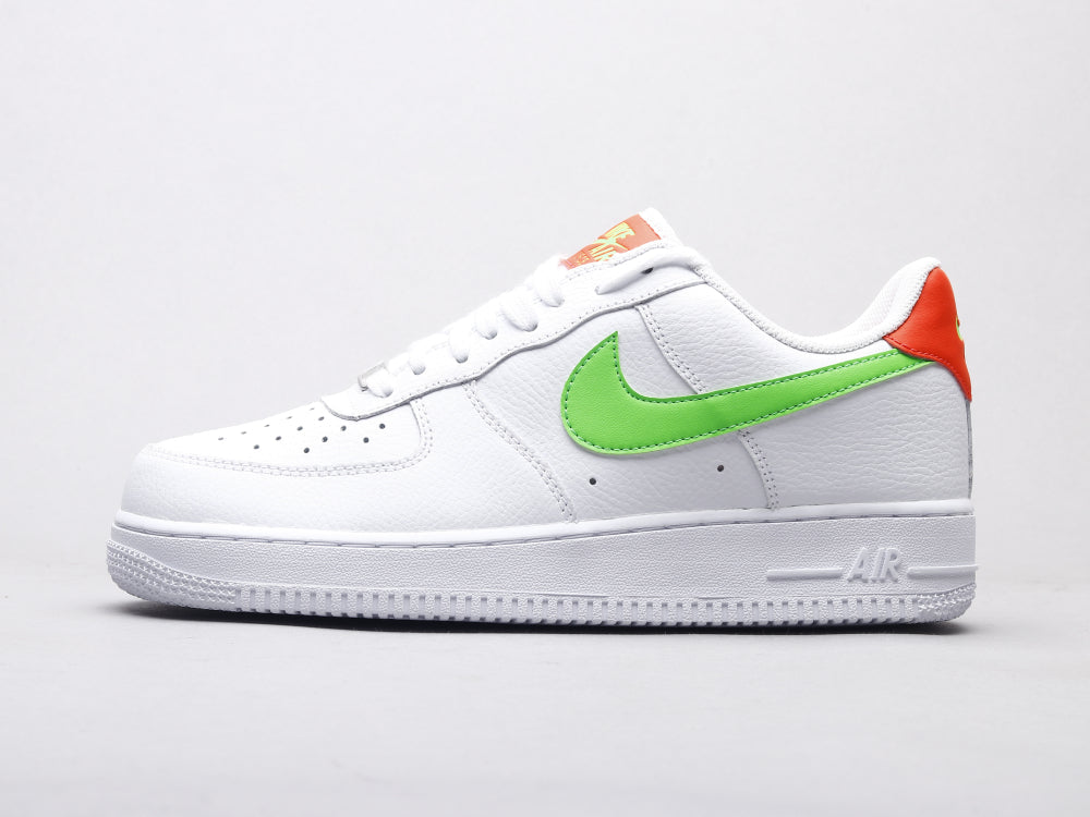 EI -AF1 White powder green low top