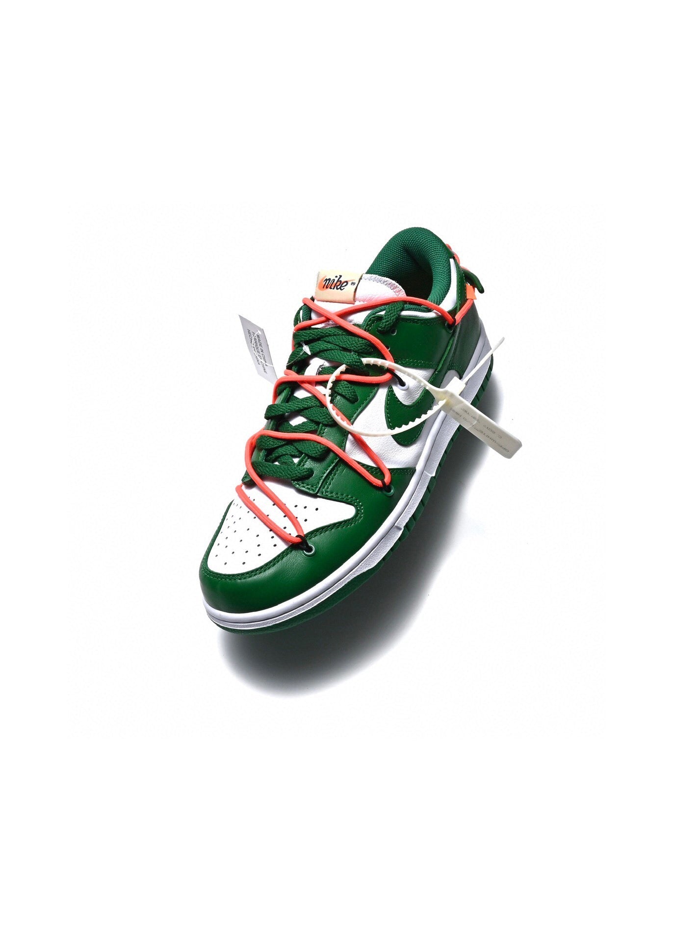 EI -OW x Dunk white and green