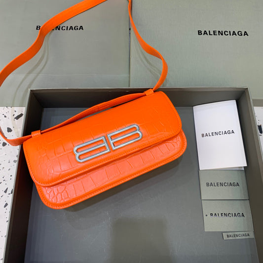 Balen Gossip Small Shoulder Bag Orange, For Women,  Bags 9.1in/23cm